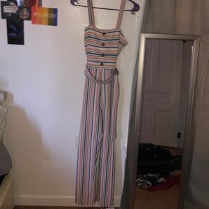 striped romper/jumpsuit
